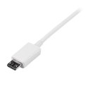 StarTech 0.5m USB 2.0 A/Micro-B m/m kabel USB 0,5 m USB A Micro-USB B Biały