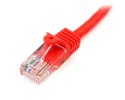 StarTech 45PAT3MRD kabel sieciowy Czerwony 3 m Cat5e U/UTP (UTP)