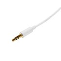 StarTech MU1MMMSWH kabel audio 1 m 3.5mm Biały