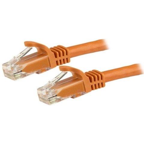 StarTech N6PATC1MOR kabel sieciowy Pomarańczowy 1 m Cat6 U/UTP (UTP)