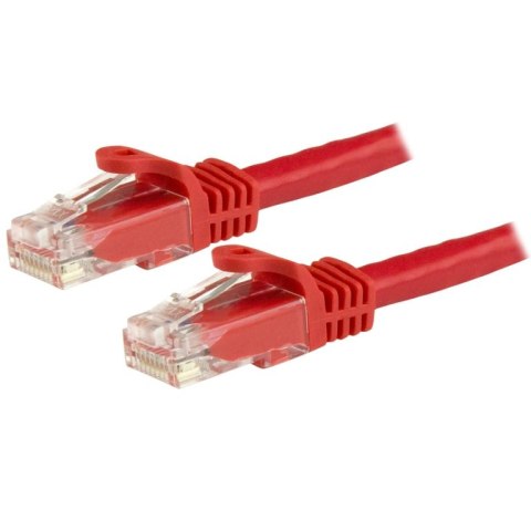 StarTech N6PATC1MRD kabel sieciowy Czerwony 1 m Cat6 U/UTP (UTP)