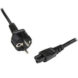 StarTech PXTNB3SEU1M kabel zasilające Czarny 1 m CEE7/7 C5 panel