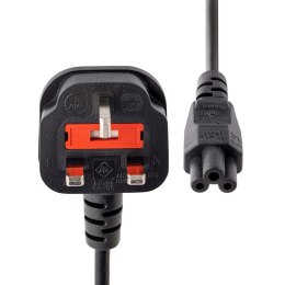 StarTech PXTNB3SUK1M kabel zasilające Czarny 1 m BS 1363 C5 panel