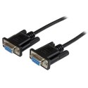 StarTech SCNM9FF2MBK kabel równoległy Czarny 2 m DB-9