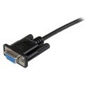 StarTech SCNM9FF2MBK kabel równoległy Czarny 2 m DB-9