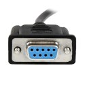 StarTech SCNM9FF2MBK kabel równoległy Czarny 2 m DB-9