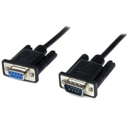 StarTech SCNM9FM1MBK kabel równoległy Czarny 1 m DB-9