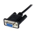 StarTech SCNM9FM1MBK kabel równoległy Czarny 1 m DB-9