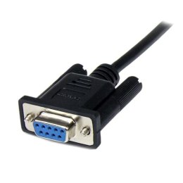 StarTech SCNM9FM2MBK kabel równoległy Czarny 2 m DB-9