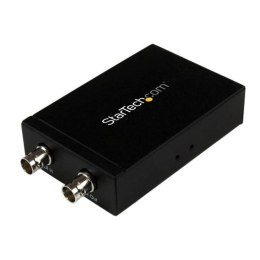 StarTech SDI2HD adapter kablowy HDMI Typu A (Standard) 2 x BNC Czarny