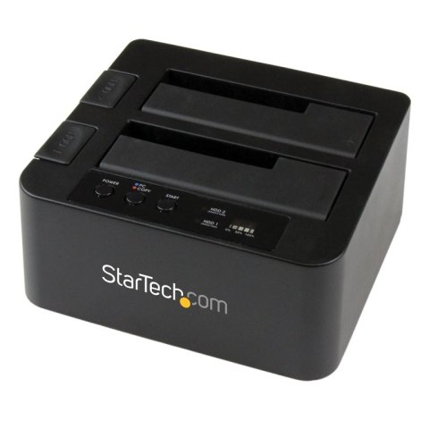 StarTech SDOCK2U33RE duplikator Duplikator HDD/SSD 1 kopii Czarny