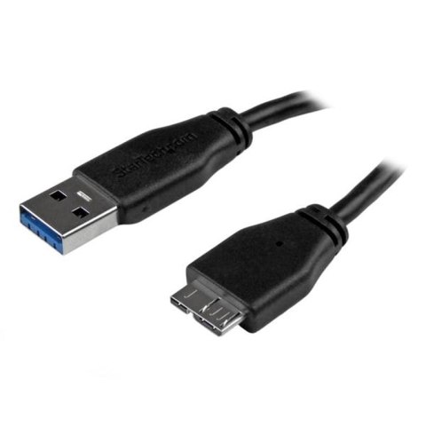 StarTech USB3AUB15CMS kabel USB 0,15 m USB 3.2 Gen 1 (3.1 Gen 1) USB A Micro-USB B Czarny