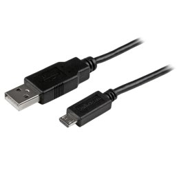 StarTech USBAUB1MBK kabel USB 1 m USB 2.0 USB A Micro-USB B Czarny