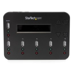 StarTech USBDUP15 duplikator Duplikator dysky flash USB 5 kopii Czarny