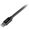 StarTech USBLT2MB kabel Lightning 2 m Czarny