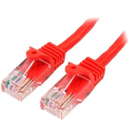 StarTech 45PAT10MRD kabel sieciowy Czerwony 10 m Cat5e U/UTP (UTP)