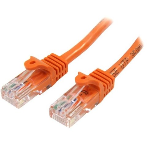 StarTech 45PAT50CMOR kabel sieciowy Pomarańczowy 0,5 m Cat5e U/UTP (UTP)