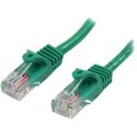 StarTech 45PAT5MGN kabel sieciowy Zielony 5 m Cat5e U/UTP (UTP)