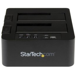 StarTech SDOCK2U313R duplikator Duplikator HDD 2 kopii Czarny