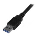 StarTech USB3SAA3MBK kabel USB 3 m USB 3.2 Gen 1 (3.1 Gen 1) USB A Czarny