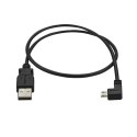 StarTech USBAUB50CMLA kabel USB 0,5 m USB 2.0 USB A Micro-USB B Czarny