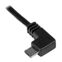 StarTech USBAUB50CMLA kabel USB 0,5 m USB 2.0 USB A Micro-USB B Czarny