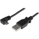 StarTech USBAUB50CMRA kabel USB 0,5 m USB 2.0 USB A Micro-USB A Czarny