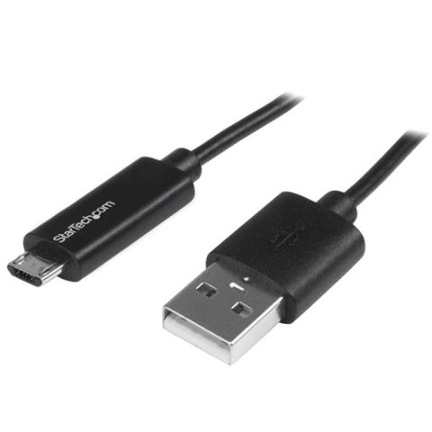 StarTech USBAUBL1M kabel USB 1 m USB 2.0 USB A Micro-USB B Czarny