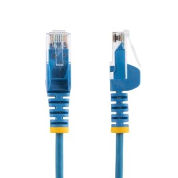 StarTech N6PAT250CMBLS kabel sieciowy Niebieski 2,5 m Cat6 U/UTP (UTP)