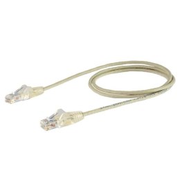 StarTech N6PAT300CMGRS kabel sieciowy Szary 3 m Cat5e U/UTP (UTP)