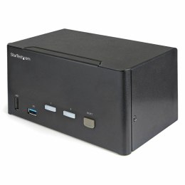 StarTech SV231TDPU34K przełącznik KVM Czarny