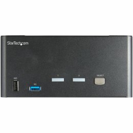 StarTech SV231TDPU34K przełącznik KVM Czarny