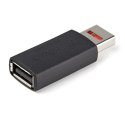 StarTech USBSCHAAMF zmieniacz płci / kabli USB 2.0 Type-A Czarny