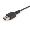 StarTech USBSCHAU1M kabel USB 1 m USB 2.0 USB A Micro-USB B Czarny