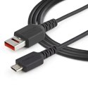 StarTech USBSCHAU1M kabel USB 1 m USB 2.0 USB A Micro-USB B Czarny