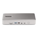 StarTech 132UE-TB4USB4DOCK stacja dokująca Przewodowa Thunderbolt 4 Szary