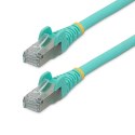 StarTech NLAQ-50C-CAT6A-PATCH kabel sieciowy Kolor Aqua 0,5 m S/FTP (S-STP)