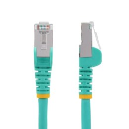 StarTech NLAQ-50C-CAT6A-PATCH kabel sieciowy Kolor Aqua 0,5 m S/FTP (S-STP)