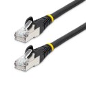 StarTech NLBK-50C-CAT6A-PATCH kabel sieciowy Czarny 0,5 m S/FTP (S-STP)