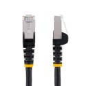 StarTech NLBK-50C-CAT6A-PATCH kabel sieciowy Czarny 0,5 m S/FTP (S-STP)