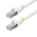 StarTech NLWH-1M-CAT6A-PATCH kabel sieciowy Biały S/FTP (S-STP)