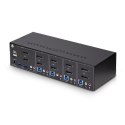 StarTech P4DD46A2-KVM-SWITCH przełącznik KVM Czarny