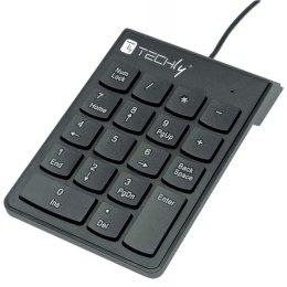 Techly IDATA KP-BLKTY klawiatura numeryczna Notebook/PC USB Czarny