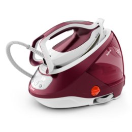 Tefal GV9220 stacja parowa 2600 W Durilium AirGlide Autoclean soleplate Bordowy, Biały