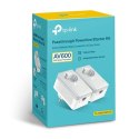 TP-Link TL-PA4010P KIT V5 Karta sieciowa do PowerLine 600 Mbit/s Przewodowa sieć LAN Biały 2 szt.