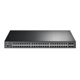 TP-Link TL-SG3452P łącza sieciowe Zarządzany L2/L3 Gigabit Ethernet (10/100/1000) Obsługa PoE 1U Czarny