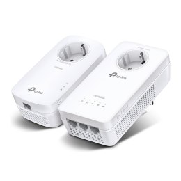 TP-Link TL-WPA8631P KIT Karta sieciowa do PowerLine 300 Mbit/s Przewodowa sieć LAN Wi-Fi Biały 2 szt.