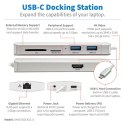 Tripp Lite U442-DOCK11-S stacja dokująca USB 3.2 Gen 2 (3.1 Gen 2) Type-C Srebrny