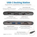 Tripp Lite U442-DOCK3-B stacja dokująca Przewodowa USB 3.2 Gen 2 (3.1 Gen 2) Type-C Czarny