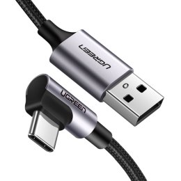 Ugreen 50941 kabel USB USB 2.0 0,91 m USB A USB C Czarny, Srebrny